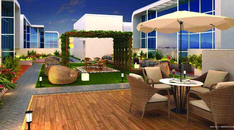 Chandiwala-Pearl-Universe-Prarambh-rooftop-setting-area